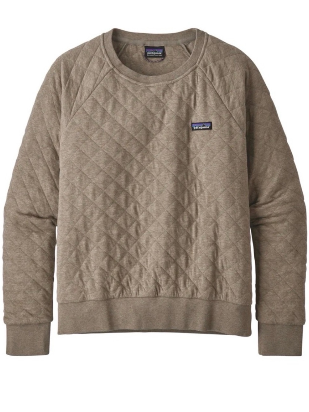 Patagonia Organic Cotton Quilt Crew Brown Size XS